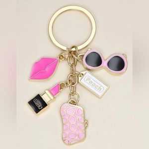 NWT Lipstick Charm Keychain